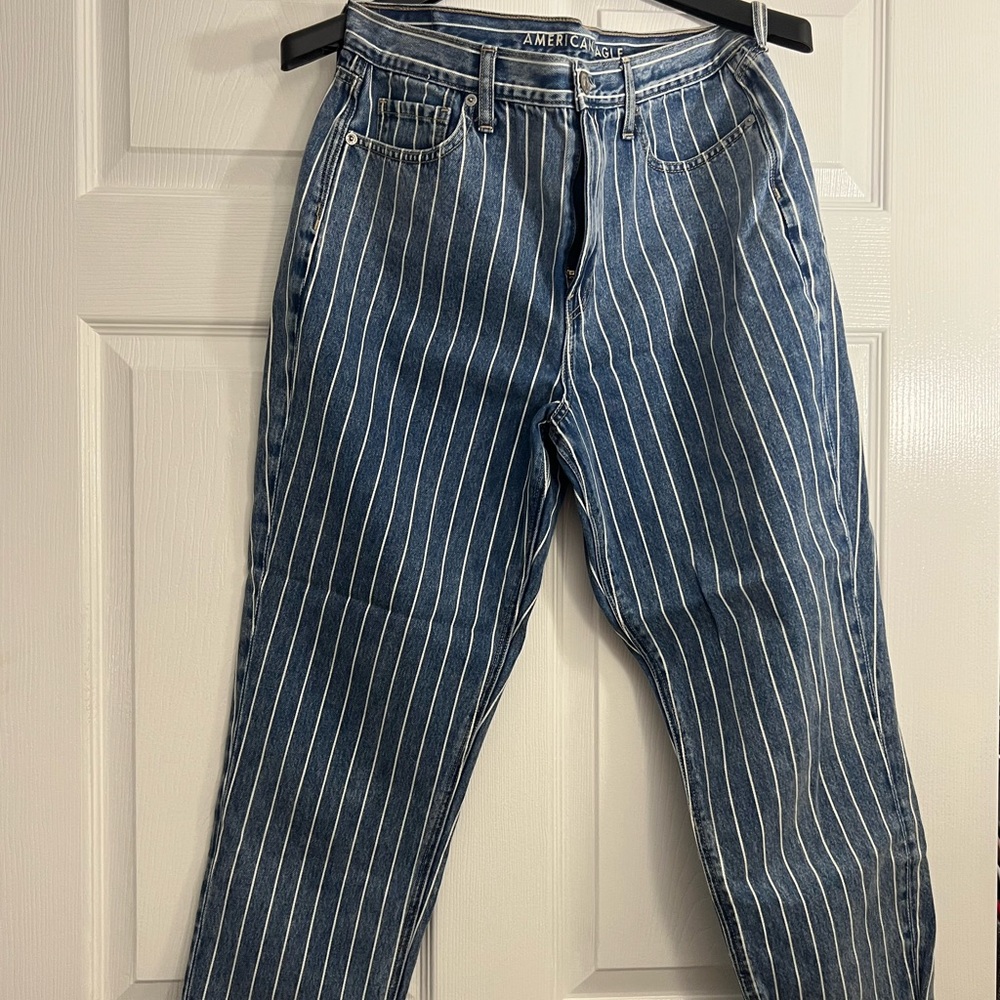 Striped American Eagle Jeans